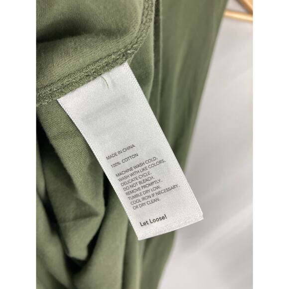 Kate Spade Saturday Let Loose Olive Green Tank Size XL - Picture 5 of 6